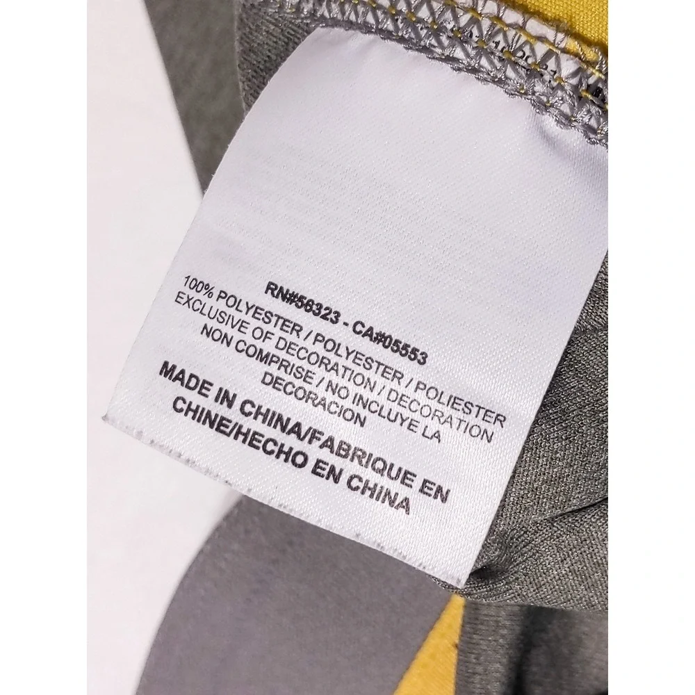 NIKE Livestrong Athletic Shorts 450833 Gray Yellow Men's XL‎